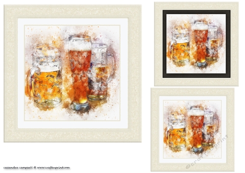 water color Toppers collection - beer