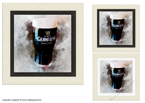 water color Toppers collection - guiness