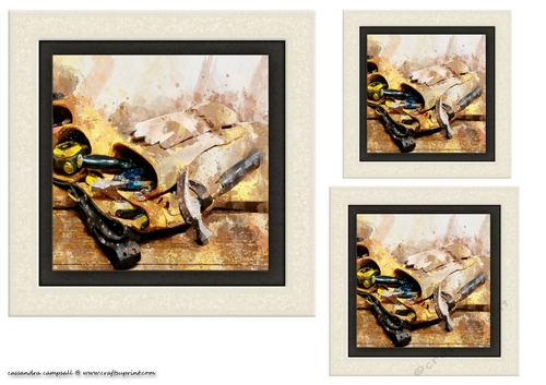 water color Toppers collection -handyman