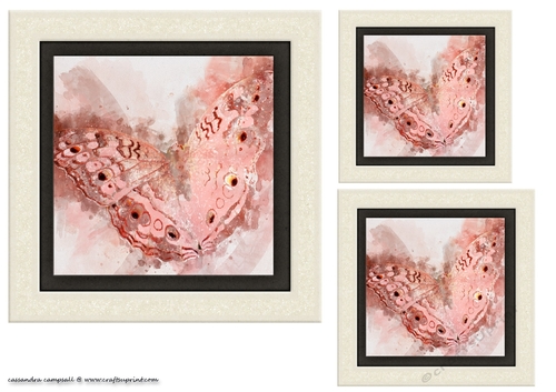 water color Toppers collection - butterfly