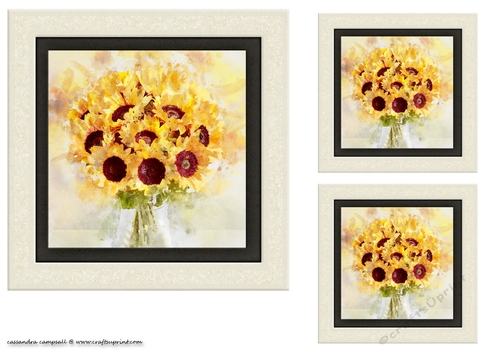 water color Toppers collection - flowers