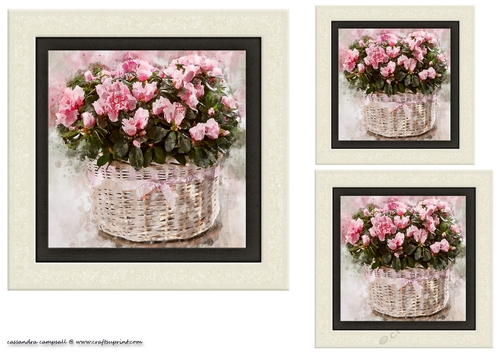 water color Toppers collection - flowers