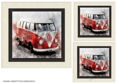 water color Toppers collection - van