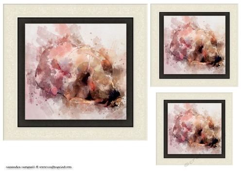 water color Toppers collection - ballet