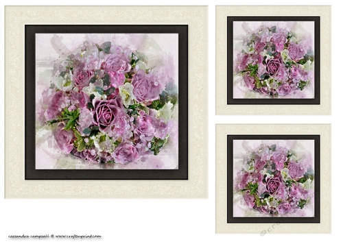 water color Toppers collection - flowers
