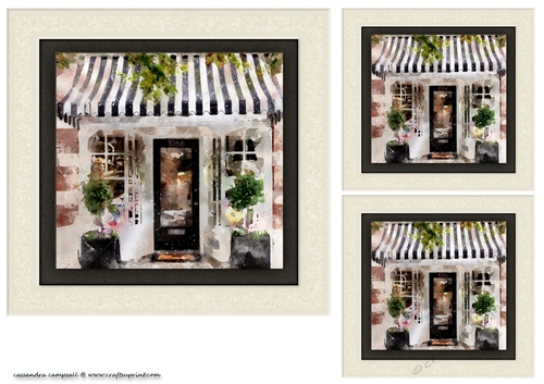 water color Toppers collection store front