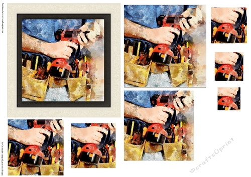 Pyramid watercolor toppers collection handyman