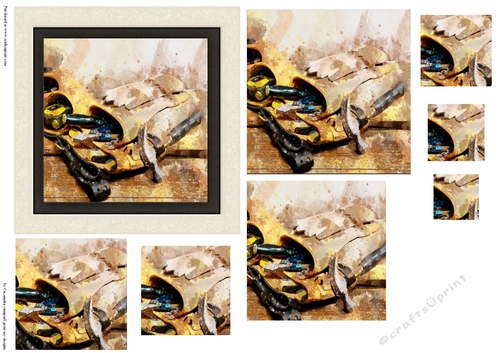 Pyramid watercolor toppers collection handyman