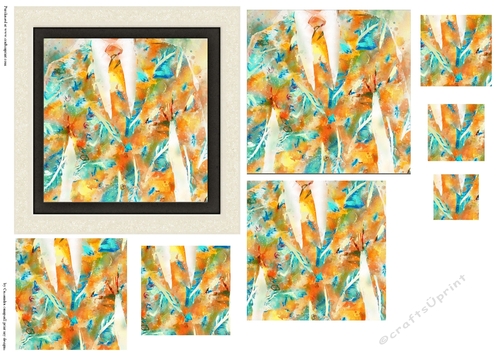 Pyramid watercolor toppers collection mans suit