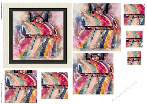 Pyramid watercolor toppers collection bag