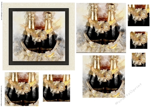 Pyramid watercolor toppers collection 