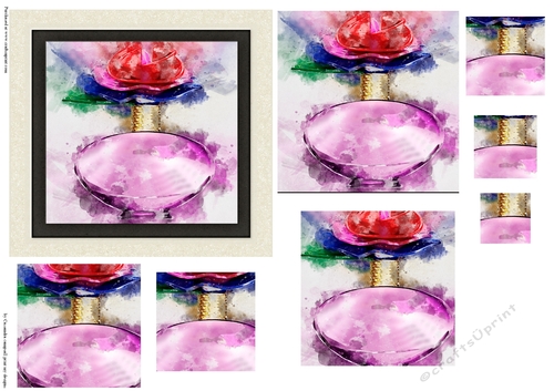 Pyramid watercolor toppers collection 