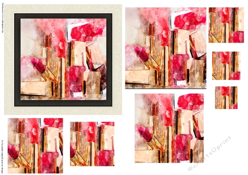 Pyramid watercolor toppers collection 