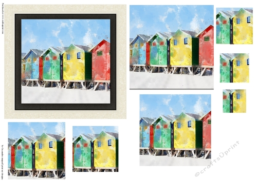 Pyramid watercolor toppers collection 