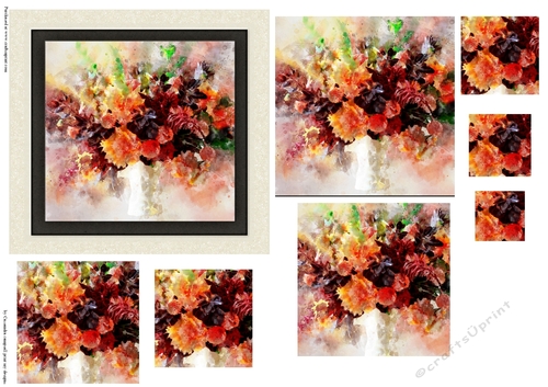 Pyramid watercolor toppers collection 