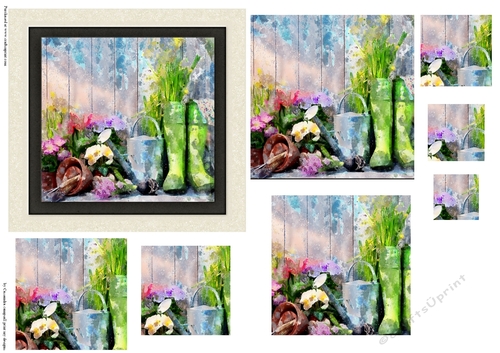 Pyramid watercolor toppers collection 