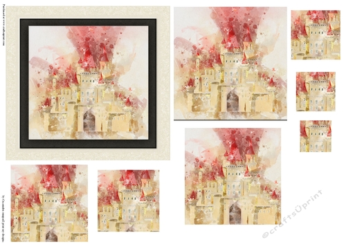 Pyramid watercolor toppers collection 