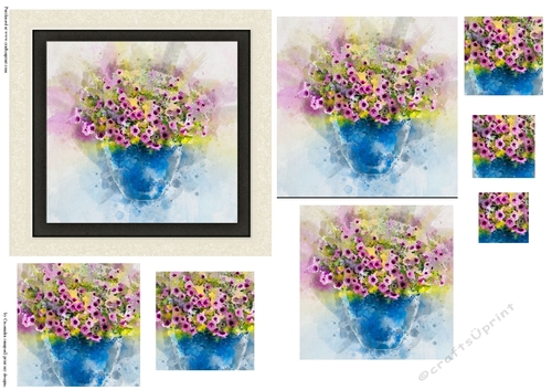 Pyramid watercolor toppers collection 