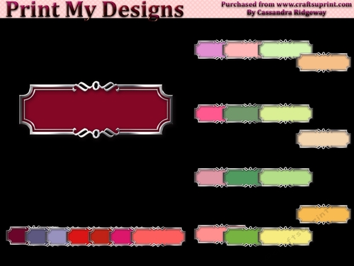 Berry and Fruit color collection CU 