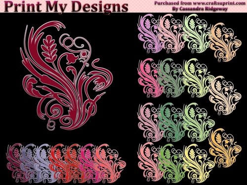 Berry and Fruit color collection CU 