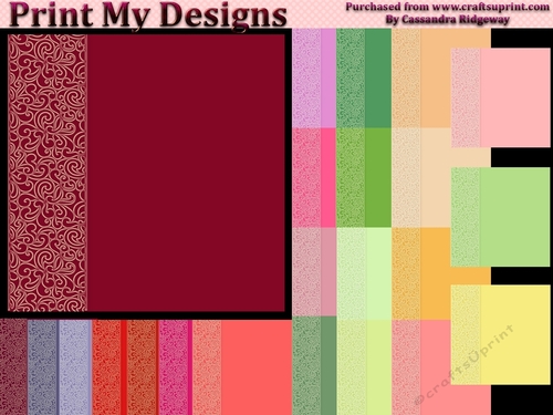 Berry and Fruit color collection CU 