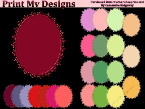 Berry and Fruit color collection CU 