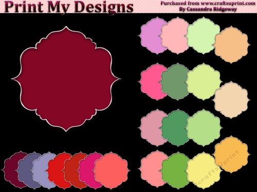 Berry and Fruit color collection CU 
