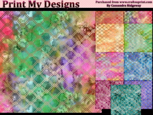 Watercolour Designer collection