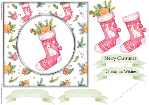 Christmas quick card selection