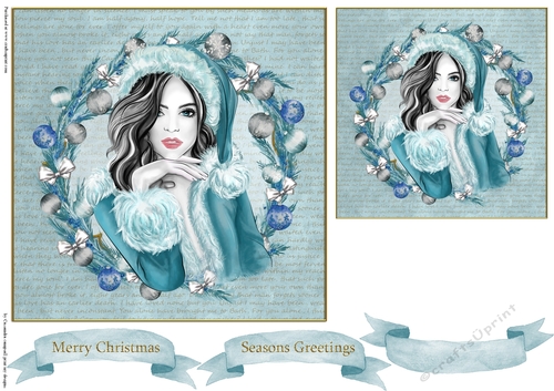Christmas quick card selection