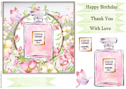 Happy Birthday thank you with love Quick card collection