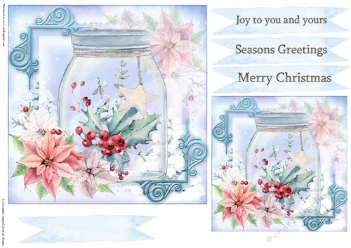 Christmas quick card selection