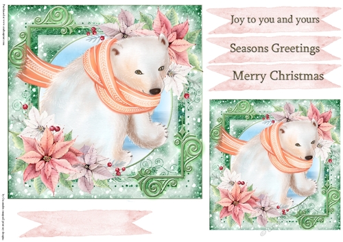 Christmas quick card selection