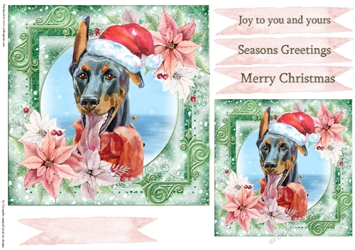 Christmas quick card selection