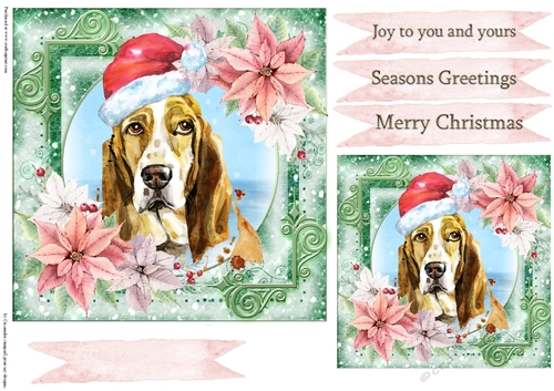 Christmas quick card selection