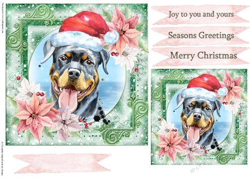 Christmas quick card selection