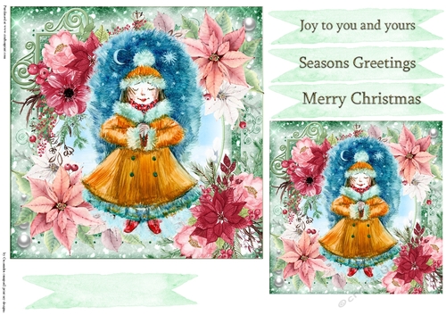 Christmas quick card selection