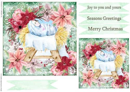 Christmas quick card selection