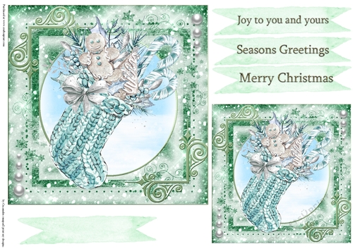 Christmas quick card selection