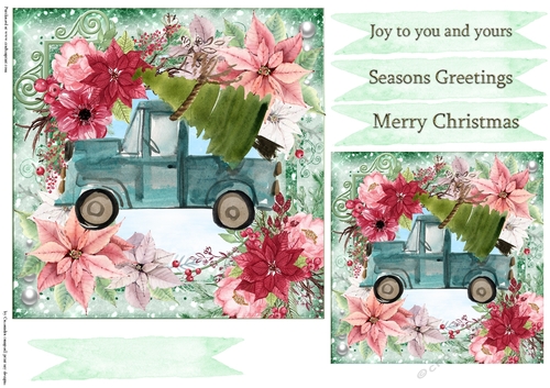 Christmas quick card selection