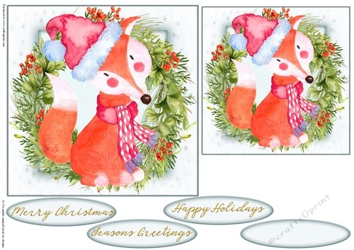Christmas quick card selection 