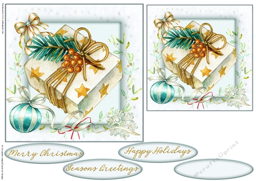 Christmas quick card selection 