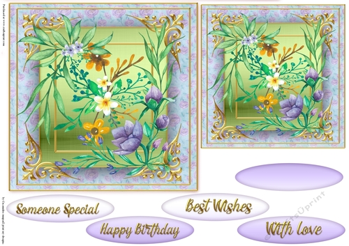 Floral Quick card collection 