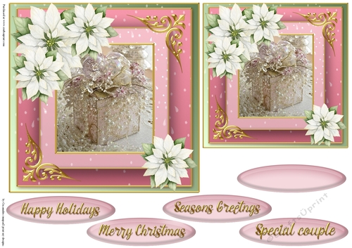 Christmas quick card topper 2