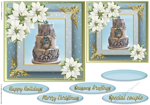 Christmas quick card topper 2
