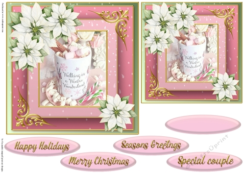 Christmas quick card topper 2