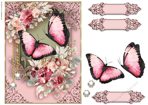 floral  quick card 