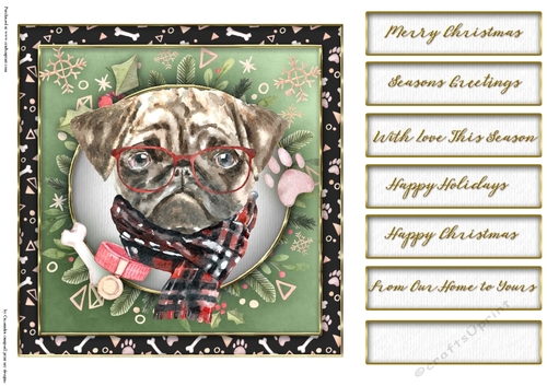 Christmas dogs  quick card collection