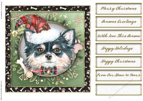 Christmas dogs  quick card collection