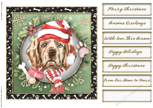 Christmas dogs  quick card collection